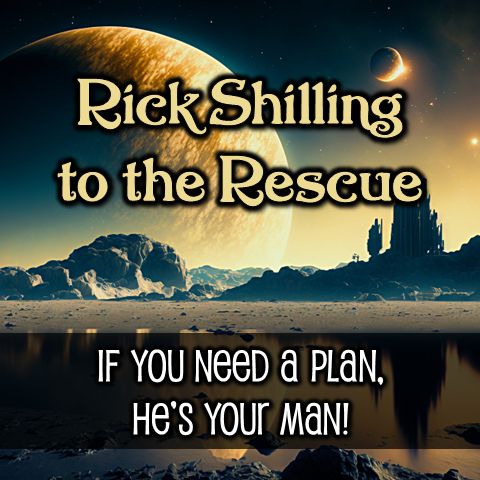 Rick Shilling to the Rescue logo badge